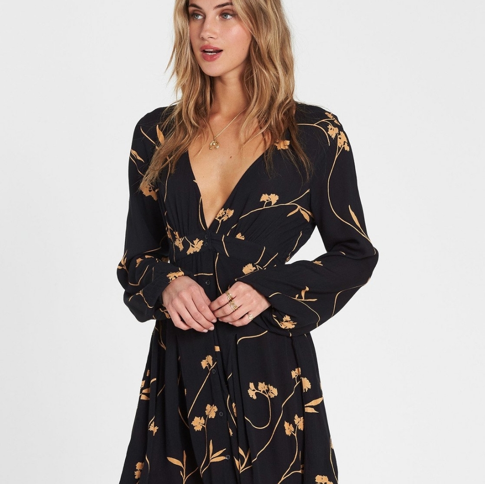 Billabong Your Love Long Sleeve Dress